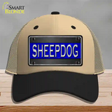 Sheepdog Thin Blue Line Novelty License Plate Hat Mesh / Khaki|Black