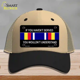 War On Terrorism Ribbon Novelty License Plate Hat Mesh / Khaki|Black