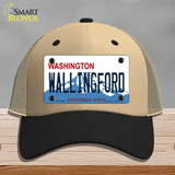 Washington Wallingford Novelty License Plate Hat Mesh / Khaki|Black