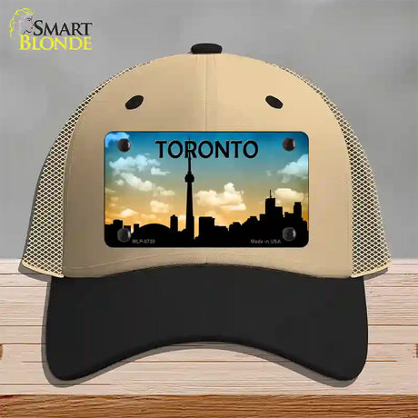 Toronto Silhouette Novelty License Plate Hat Mesh / Khaki|Black