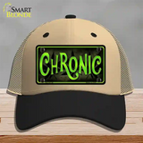 Chronic Novelty License Plate Hat Mesh / Khaki|Black