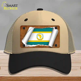 Organization African Unity Flag Scroll Novelty License Plate Hat Mesh / Khaki|Black