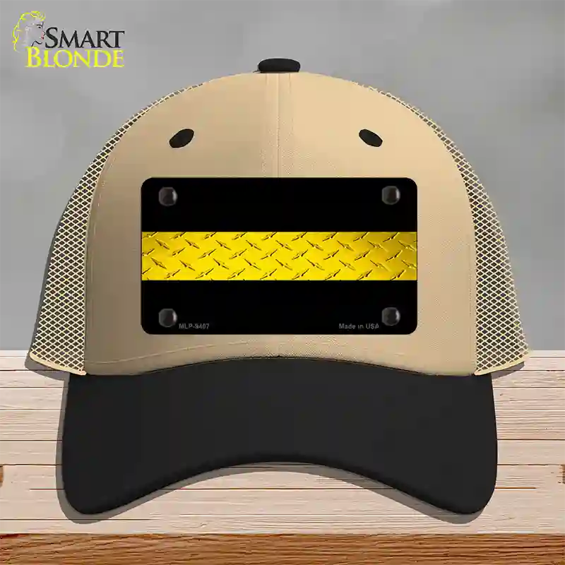 Dispatcher Diamond Novelty License Plate Hat Mesh / Khaki|Black