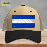 Emergency Medical Services Diamond Novelty License Plate Hat Mesh / Khaki|Black