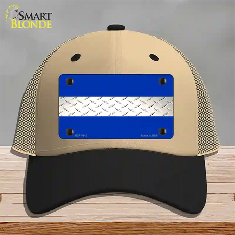 Emergency Medical Services Diamond Novelty License Plate Hat Mesh / Khaki|Black