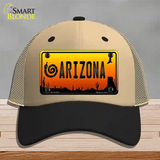 Snake Arizona Scenic Novelty License Plate Hat Mesh / Khaki|Black