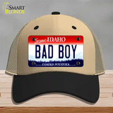 Bad Boy Idaho Novelty License Plate Hat Mesh / Khaki|Black