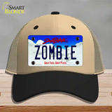 Zombie South Dakota Novelty License Plate Hat Mesh / Khaki|Black