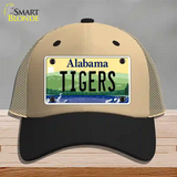 Tigers Alabama Novelty License Plate Hat Mesh / Khaki|Black