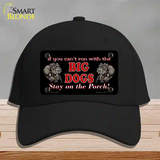 Big Dogs Black Novelty License Plate Hat Cotton / Black