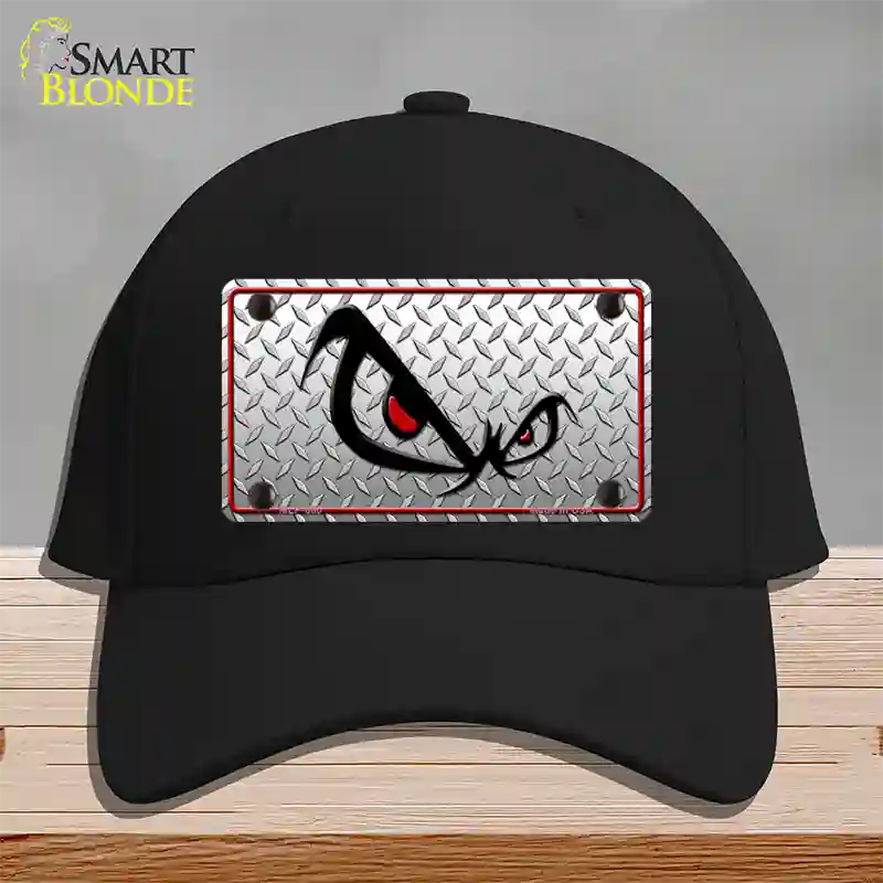 No Fear Eyes Diamond Novelty License Plate Hat Smart Blonde