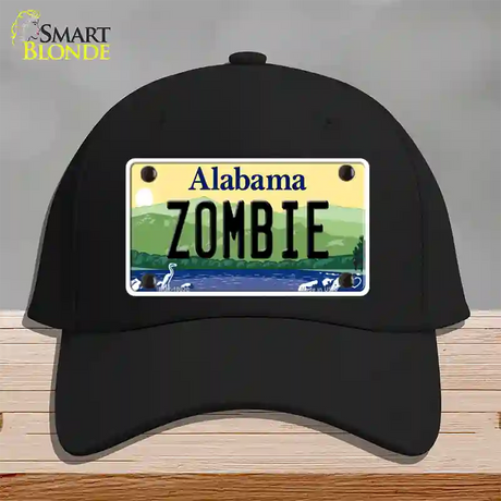 Zombie Alabama Novelty License Plate Hat Cotton / Black