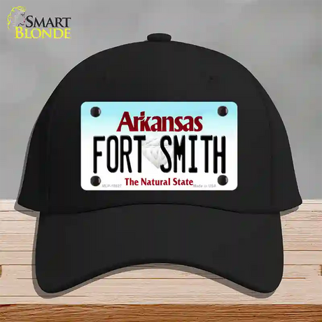 Fort Smith Arkansas Novelty License Plate Hat Cotton / Black