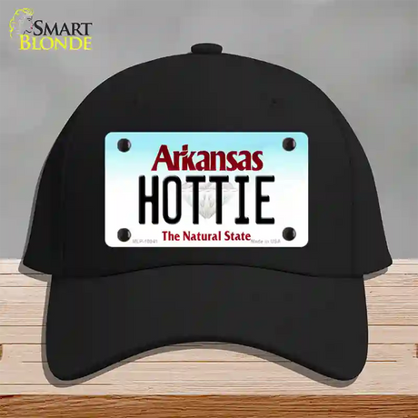 Hottie Arkansas Novelty License Plate Hat Cotton / Black