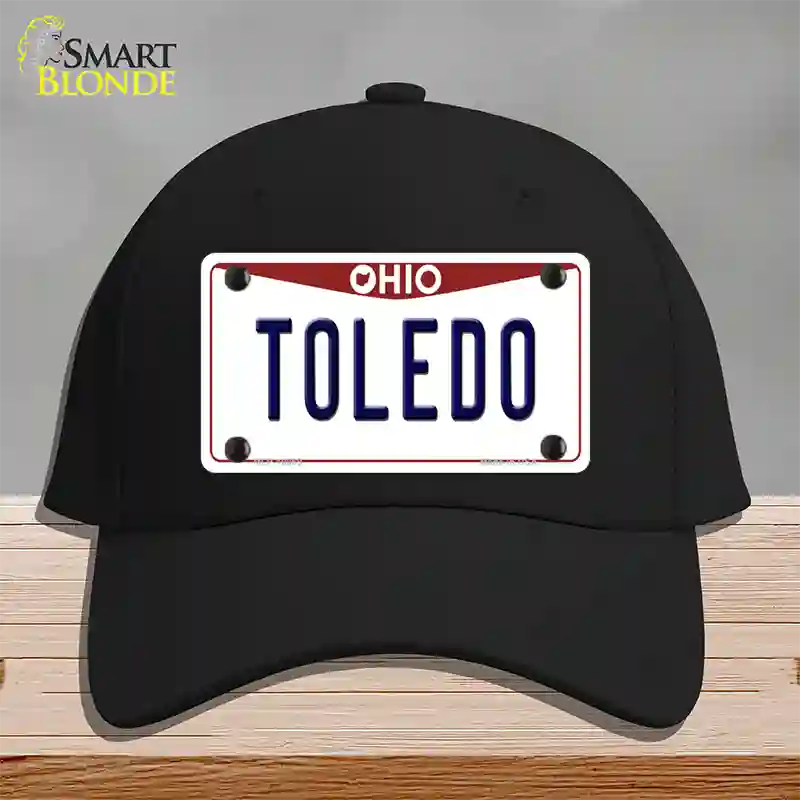 Toledo Ohio Novelty License Plate Hat Cotton / Black