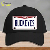 Buckeyes Ohio Novelty License Plate Hat Cotton / Black