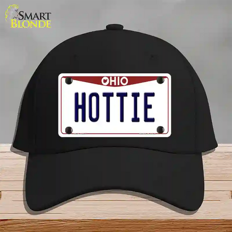 Hottie Ohio Novelty License Plate Hat Cotton / Black