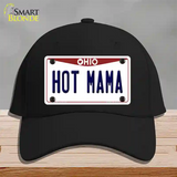 Hot Mama Ohio Novelty License Plate Hat Cotton / Black