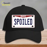 Spoiled Ohio Novelty License Plate Hat Cotton / Black