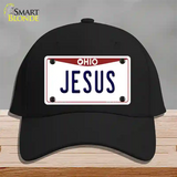 Jesus Ohio Novelty License Plate Hat Cotton / Black