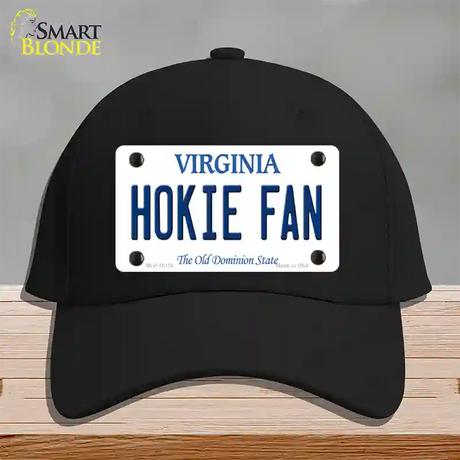 Hokie Fan Virginia Novelty License Plate Hat Cotton / Black