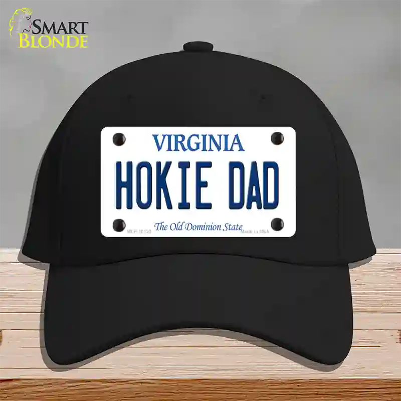 Hokie Dad Virginia Novelty License Plate Hat Cotton / Black