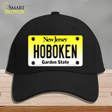 Hoboken New Jersey Novelty License Plate Hat Cotton / Black