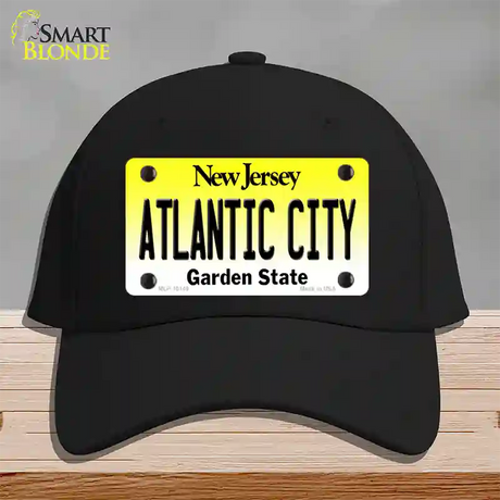 Atlantic City New Jersey Novelty License Plate Hat Cotton / Black