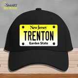 Trenton New Jersey Novelty License Plate Hat Cotton / Black