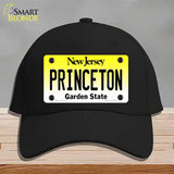 Princeton New Jersey Novelty License Plate Hat Cotton / Black