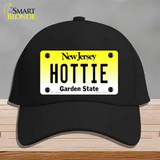 Hottie New Jersey Novelty License Plate Hat Cotton / Black