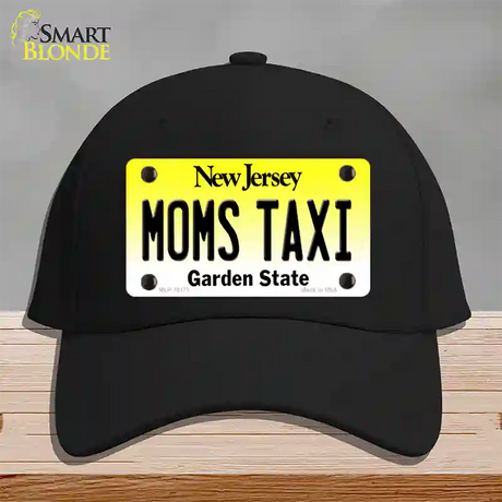 Moms Taxi New Jersey Novelty License Plate Hat Cotton / Black