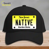 Native New Jersey Novelty License Plate Hat Cotton / Black