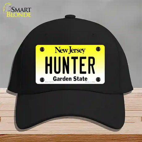 Hunter New Jersey Novelty License Plate Hat Cotton / Black