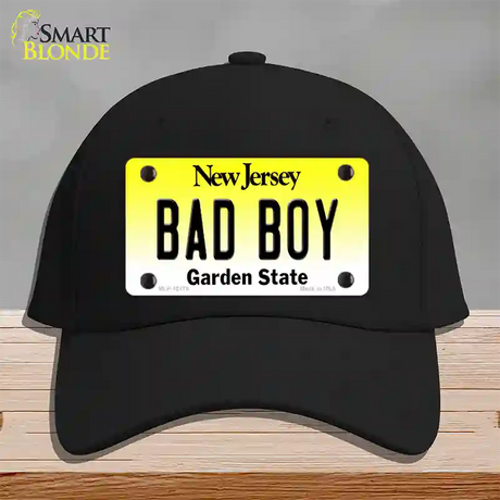 Bad Boy New Jersey Novelty License Plate Hat Cotton / Black