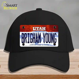 Brigham Young Utah Novelty License Plate Hat Cotton / Black