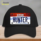 Hunter Utah Novelty License Plate Hat Cotton / Black