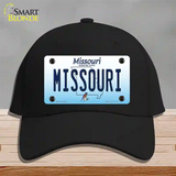 Missouri Show Me State Novelty License Plate Hat Cotton / Black