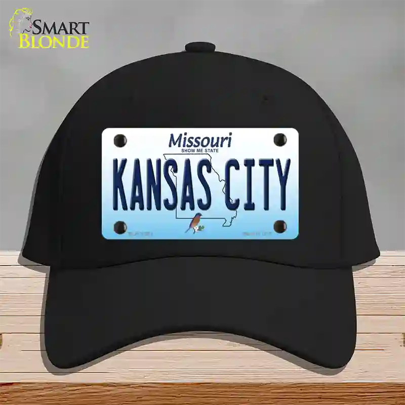 Kansas City Missouri Novelty License Plate Hat Cotton / Black