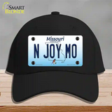 N Joy MO Missouri Novelty License Plate Hat Cotton / Black