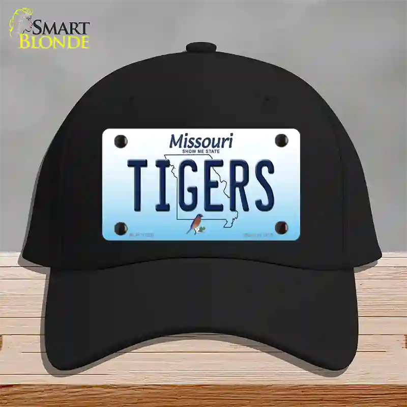 Tigers Missouri Novelty License Plate Hat Cotton / Black