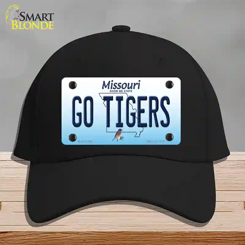 Go Tigers Missouri Novelty License Plate Hat Cotton / Black