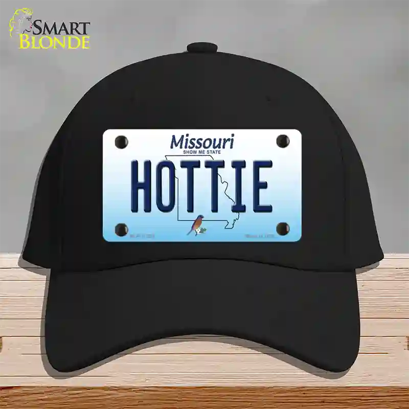 Hottie Missouri Novelty License Plate Hat Cotton / Black