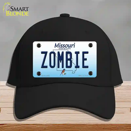 Zombie Missouri Novelty License Plate Hat Cotton / Black