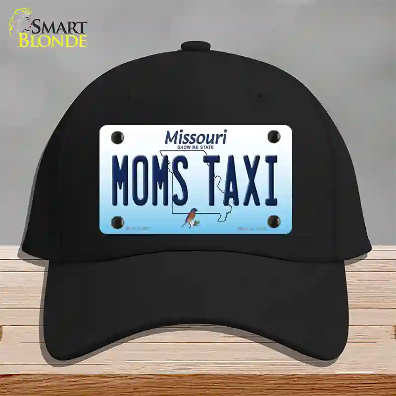 Moms Taxi Missouri Novelty License Plate Hat Cotton / Black