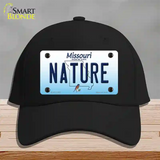 Nature Missouri Novelty License Plate Hat Cotton / Black