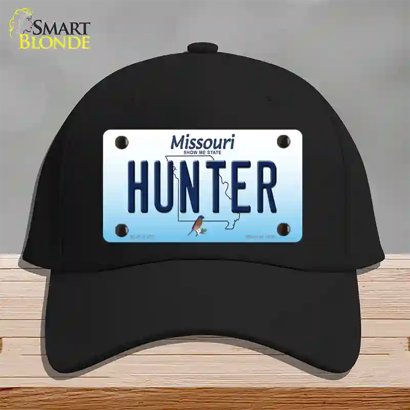 Hunter Missouri Novelty License Plate Hat Cotton / Black