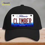 Climber Illinois Novelty License Plate Hat Cotton / Black