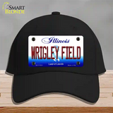 Wrigley Field Illinois Novelty License Plate Hat Cotton / Black