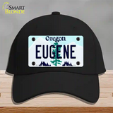 Eugene Oregon Novelty License Plate Hat Cotton / Black